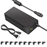 TJ8 65W QC 3.0 Universal Laptop Charger-2 in 1 AC Adapter Power Supply Cord with USB Quick Charger for Mobile/Tablet Compatible for Hp Dell Acer Asus Lenovo Ibm Toshiba Sony Fujitsu Samsung Gateway