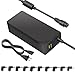 TJ8 65W QC 3.0 Universal Laptop Charger-2 in 1 AC Adapter Power Supply Cord with USB Quick Charger for Mobile/Tablet Compatible for Hp Dell Acer Asus Lenovo Ibm Toshiba Sony Fujitsu Samsung Gateway