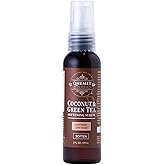 Qhemet Biologics Coconut & Green Tea Softening Serum - Lightweight Hair Serum to Soften, Smooth & Revitalize Dry Hair - Adds Slip and Shine to Thin, Fine, Low Porosity Strands (2 oz)