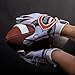 Franklin Sports Chicago Bears Youth NFL Football Receiver Gloves - Receiver Gloves For Kids - NFL Team Logos and Silicone Palm - Youth M/L Pair