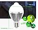 E27 Based 5W AC 85-265V PIR Infrared Motion Detection Sensor Light Sensor LED Bulb Auto Switch Energy Saving Night Lamp Indoor
