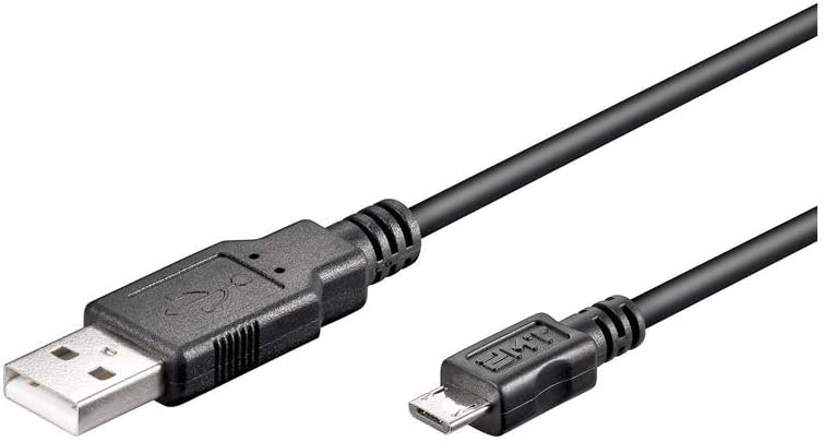 Goobay 95735 USB 2.0 Hi-Speed Cable, Black, 0.3m Length
