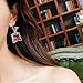 Myhouse Women Girls Earrings Summer Personality Fun Carp No Pierced Ear Clip Temperament Tide Hand Made Long Earrings For Gifts Charms Findings (Ear hook Red)