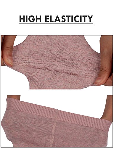 Baby Toddler Girls Tights 3 Pack Knit Cotton Dance Leggings Pants for Infant Girl Stockings (style C ripple, 0-6 month)