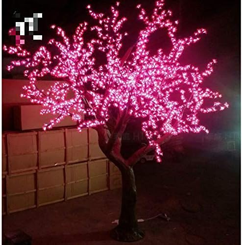Imitation Cherry Tree LED Tree Lights Decorative Lights Plum Blossom Peach Tree Glow Tree 2 Meters Simulation Landscape Decoration Indoor and Outdoor Waterproof