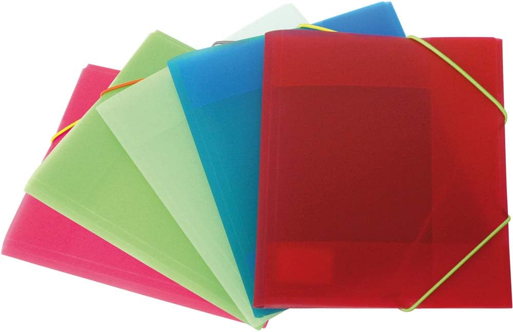Grafoplás Folder A5 Rubber and Flaps, Red