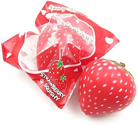 Jumbo Squishies - Slow Rising Squishy, Strawberry Kawaii, Cute Toy