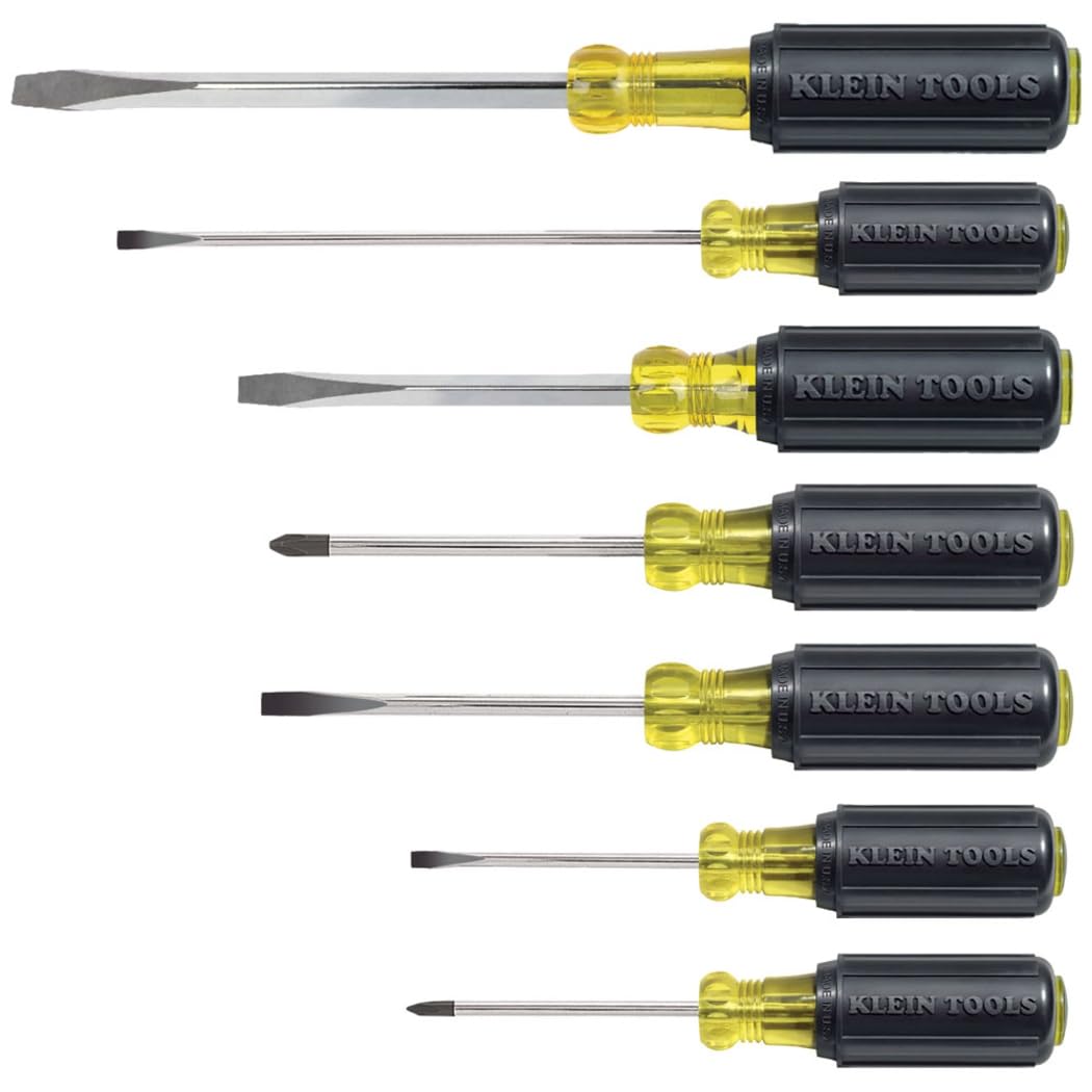 KLEIN TOOLS 7 Piece Cushion-Grip Screwdriver Set 85076
