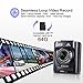 AUSDOM Dash Cam A261, 1080P&1296P Car Cmera Dvr with GPS, G-Sensor ,WDR for Auto Record, 2 Inch View Screen Auto Car Dashboard Camera