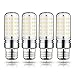 LEKE E26 LED Bulb 15 watt Light Bulbs 6000k 1500lm White LED Light Bulb 100w-120w Equivalent LED Bulb T10 Tube Shape Non-Dimmable (4 Pack)