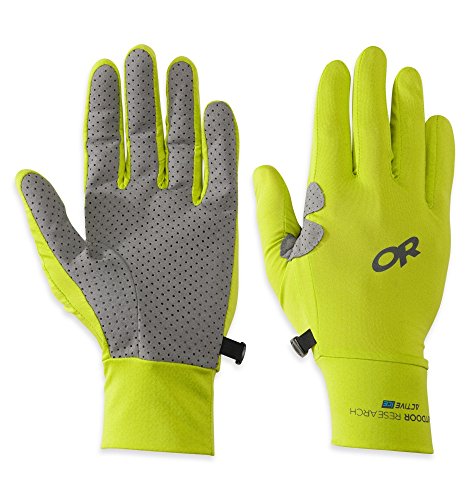 Outdoor Research ActiveIce Full Finger Chroma Sun Gloves Lemongrass M & Cap