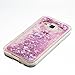 Galaxy Grand Prime Case,PHEZEN 3D Creative Luxury Bling Glitter Liquid Case Infused with Glitter Heart Moving Soft TPU Bumper PC Back Hybrid Case For Samsung Galaxy Grand Prime SM-G530, Pink