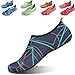 JIASUQI Womens and Mens Classic Barefoot Water Sports Skin Shoes Aqua Socks For Beach Swim Surf Yoga Exercise