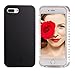 Selfie Light iPhone Case, Illuminated Cell Phone Case for iPhone 7 Plus (Black)