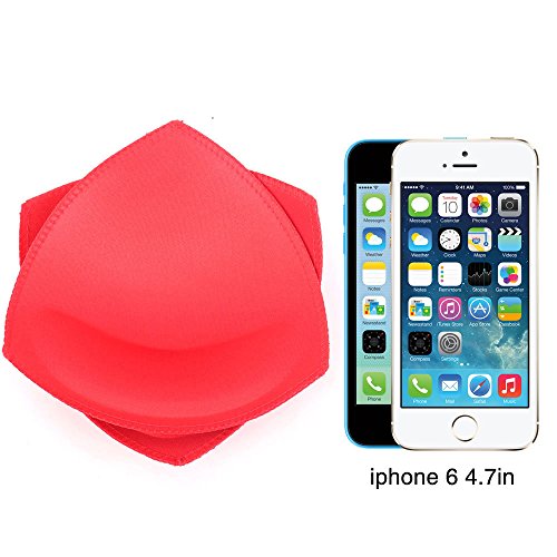 Bra Inserts Women's Breathable Comfortable Sports Cups Bra Insert 2 Pairs in Set Red By Nimiah