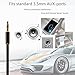 DIKOO 3.5mm Male to Male Stereo Audio Aux Cable for Car Stereos,MP3,iPhone,iPad,Samsung,HTC and Other Android Phones(Black)