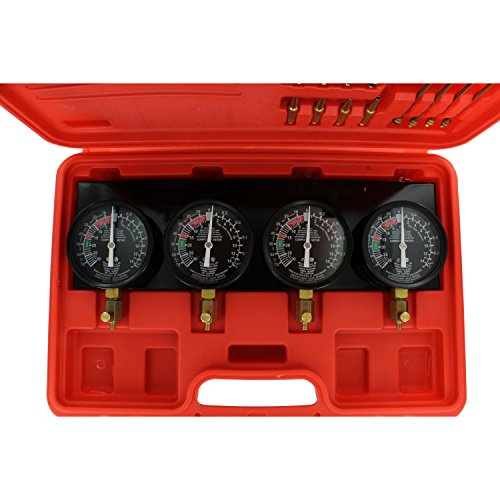 ABN Carburetor Synchronizer and Adjustment Tool Kit Vacuum Gauge Set