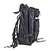 Pinty 600D Black Tactical Military Backpack Assault MOLLE Pack Combat Camping Bag 20-25L