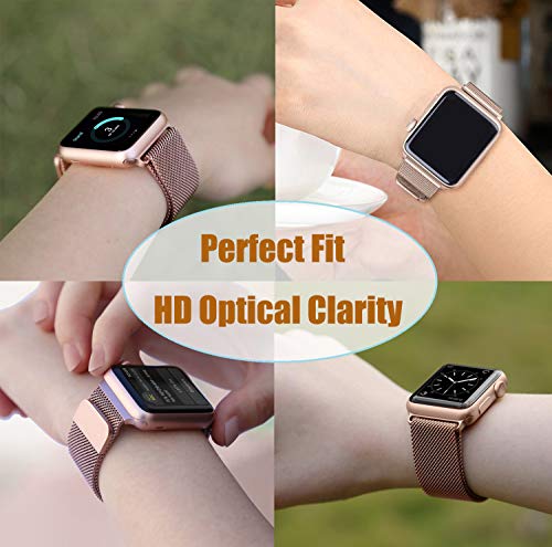 image for my-handy-design Apple Watch Screen Protector 42mm, iWatch Tempered Gla