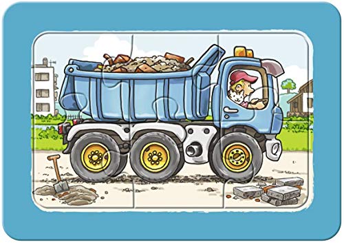 Ravensburger Kinderpuzzle - 06573 Bagger, Traktor und Kipplader - my first puzzle mit 3x6 Teilen - Puzzle für Kinder ab… – Bild 6