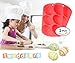 [2 Pack] Premium Quality Egg Shape Silicone Bakeware Trays - Create Easter table decoration - Perfect mold for Cooking & Baking, Chocolate, Candies, Cakes etc. - Dishwasher, Oven & Microwave safe