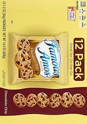 Famous Amos Cookies, Bite Size Chocolate Chip, 1.2