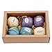 LAIMALA Bath Bombs Gift Set, Organic Natural Essential Oil, Ideal for Spa & Beauty, Skin Care, Stress Relief, 6pcs