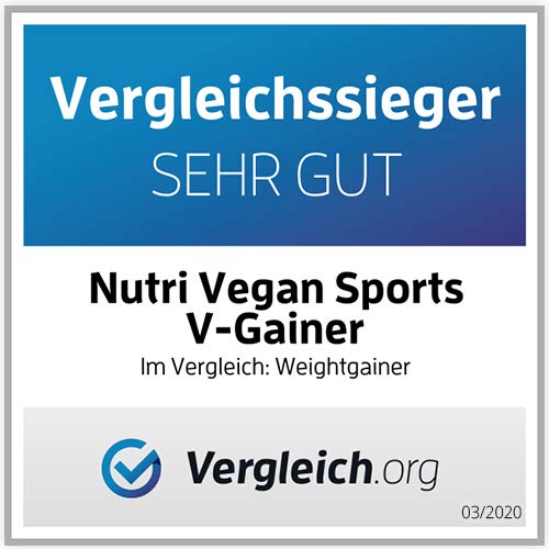 Mass-Weight-Gainer-Neutral-TESTSIEGER-2020-Natural-ohne-Suessstoff-Zucker-V-GAINER-2kg-ohne-Maltodextrin-Zusatzstoffe-2000g-vegan-hergestellt-in-Deutschland