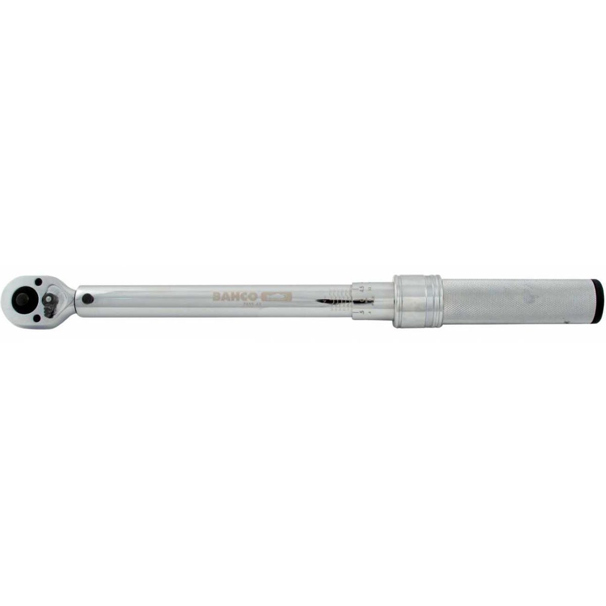 Bahco 7455-300 Metric/Imperial Mechanical Torque Wrench, Silver, 1/2-Inch, 60-300 nm