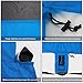 Chanvi Large Beach Blanket Handy Sand Mat- Extra Size 9' x 10' Holds 7 Adults with Strap - Perfect for Picnics, Beaches, RV, Outings, Camping, Hiking and Music Festival(Blue)