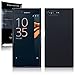 Xperia X Compact Cover, Terrapin Sony Xperia X Compact Case - TPU Gel - Slim Design - Durable Shock Absorbing - Back Protector - Solid Black Matte Finish