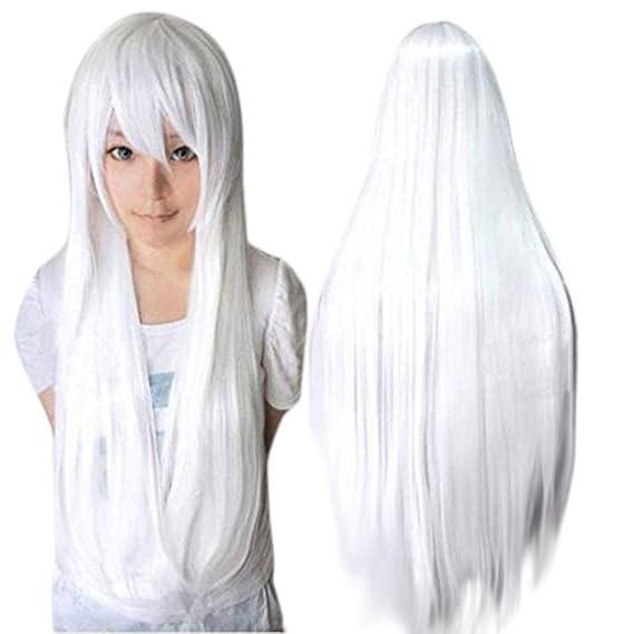 120cm Green Cosplay Wig Anime Long Straight Wigs for Lolita Wigs Anogol Hair Cap