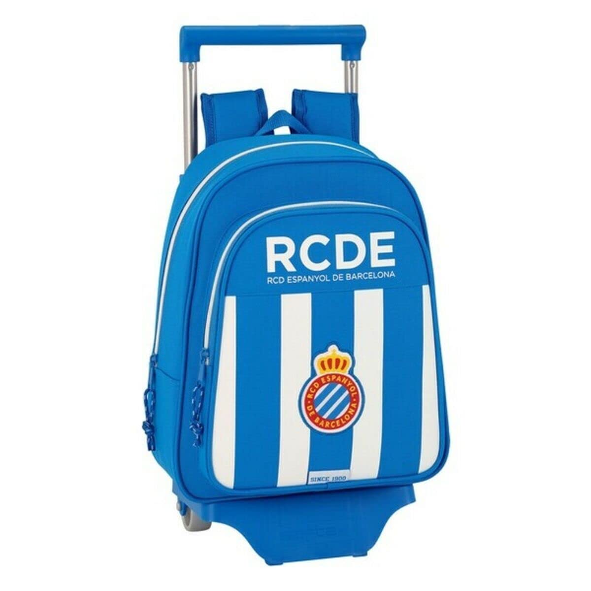 R.C.D. Espanyol Official School Backpack with Safta Trolley