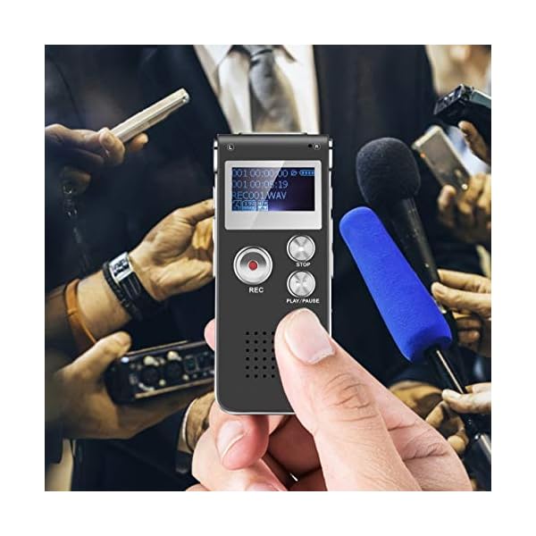 Mini Voice Recorder for Lectures Meetings&Class aiworth 8GB Digital