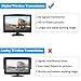 Digital Wireless Backup Camera High-Speed Observation System RV/Truck/Pickup/SUV/5th Wheel/Trailers 5'' Monitor Rear/Side/Front View Continous/Reversing Use Guide Lines ON/Off
