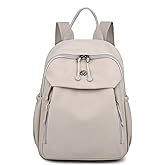YANAER Mini Backpack for Women Small Backpack Lightweight Purse Cute Stylish College Bookbag Casual Daypack Work Travel PartyOffwhite