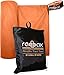 Microfiber Towel for Travel, Beach, Bath, Gym, Camping - XL Extra Large but Compact, Antibacterial and Quick Dry with small Carry Pouch (Orange, 70 x 39 Inches)