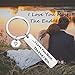 LQRI Couple Keychain I Love You Most The End I Win Keychain Valentines Day Boyfriend Girlfriend (Silver 02)