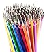 Freedi 48Pcs Gel Pen Refills for Adult Coloring Books Scrapbooking Crafts Glitter Metallic Fluorescent Pastel Neon Rainbow Standard Colors