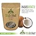TEAki Hut Rich White Coconut Tea 2oz | Organic Loose Leaf | Superior Aroma and Flavor | Light Body | Smooth Creamy Finish
