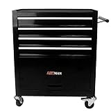 LUSPAZ Rolling Tool Cart with 4 Drawer Tool