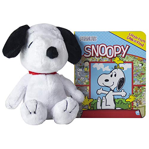 Peanuts - Best Friends Look and Find Book and Cuddly Snoopy Plush - PI Kids