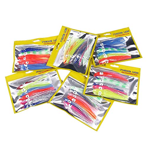 Mifive 15Pcs / Lot Angelk?Der 12CM Fishing Jigging K?Der Sea Fishing Squid Jigs Soft Bait