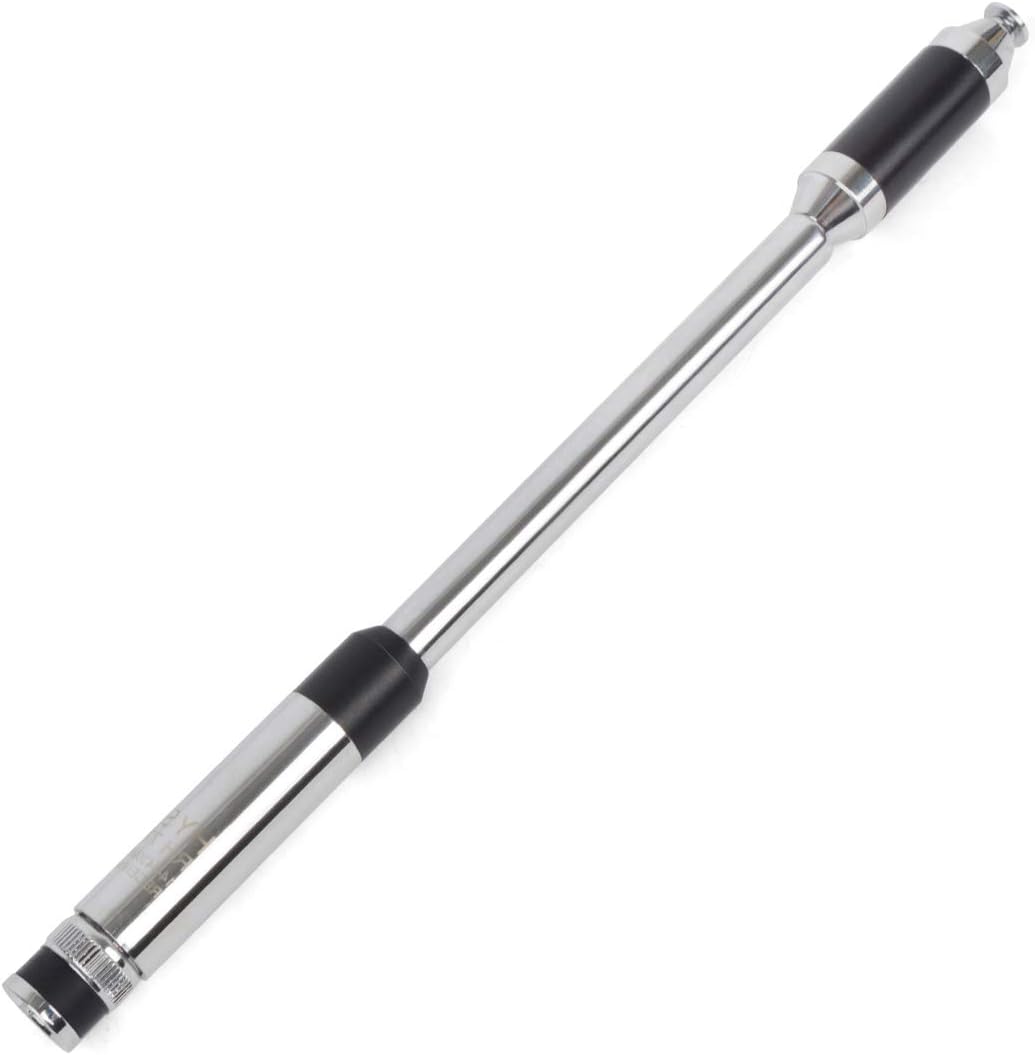 HYS BNC Dual Band High Gain 144/430MHz Aerial Telescopic Antenna Compatible for Two Way Radio Kenwood TK100, TK200, TK210