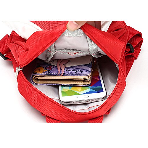 Anti Lost Backpack for kids, Haneye Walking Safety Belt Harness Toddler Reins Strap with Leash (Red) - Thumbnail 7