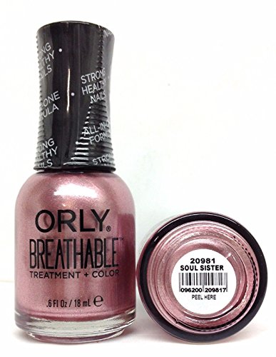 Orly BREATHABLE Treatment + Color Nail Lacquer New 2017 Collection - Pick Any Color (20981 - Soul Sister)