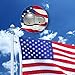 Anley Authentic FlagPole Truck with Nylon Pulley - Sliver Cast Aluminum Body - Heavy Duty Flag Pole Halyard Stationary Truck - Fit Standard American Flag Poles Range from 1.5