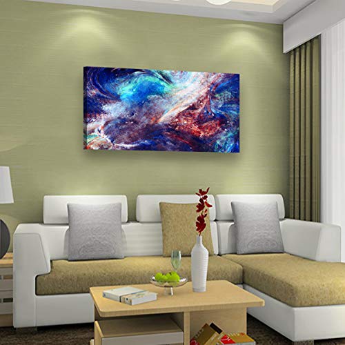 Abstract Canvas Wall Art Complex Color Composite Artworks Pictures Canvas Prints Wall Art Paintings Abstract Giclee Print Gallery Wrap Modern Home Decor for Living Room Bedroom Decoration - Thumbnail 5