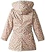 Pink Platinum Girls' Multicolor Animal Trench Jacket
