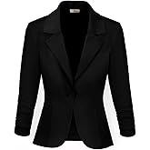 Hybrid & Company Women Super Comfy Ponte Office Blazer